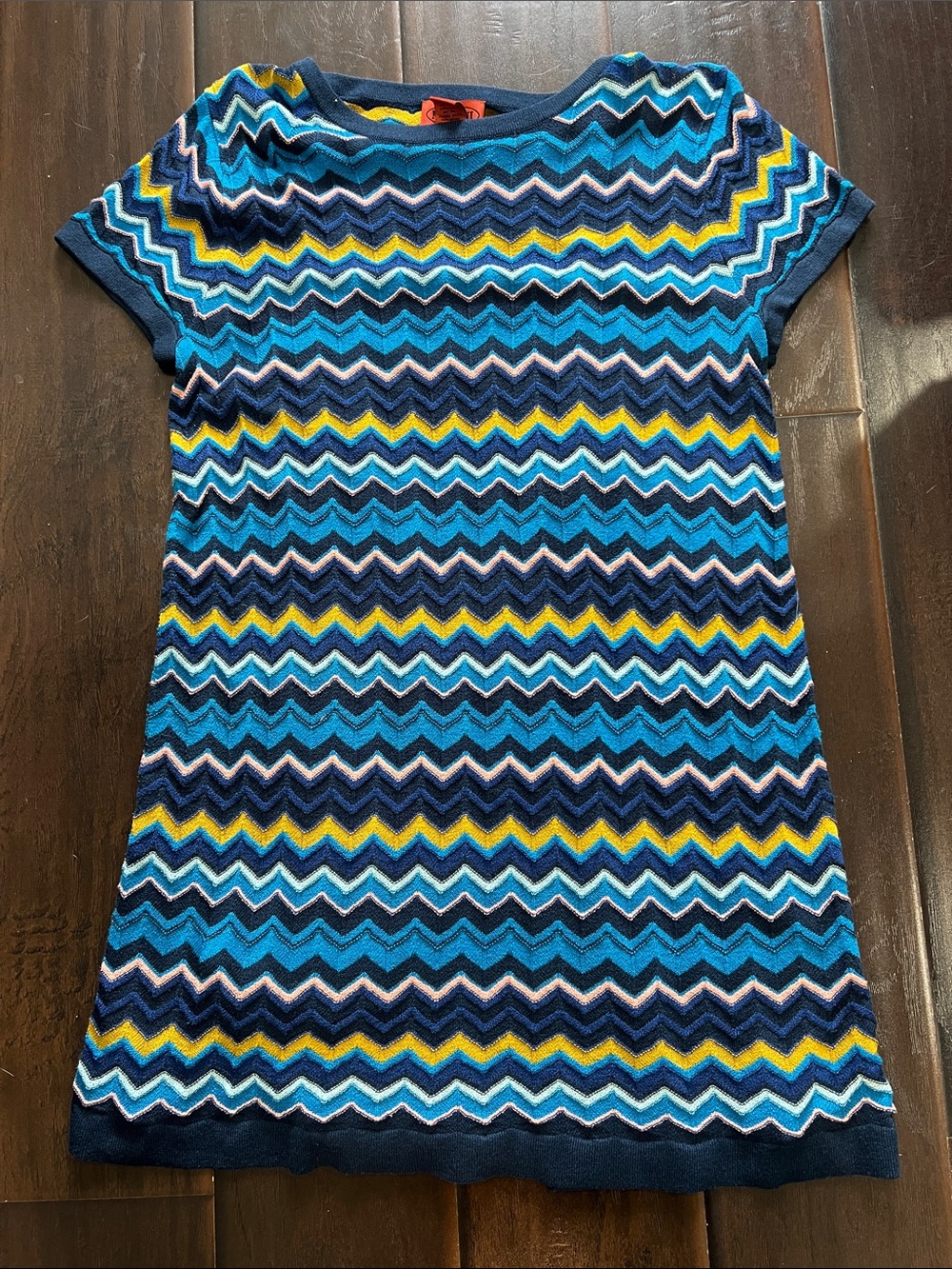 Missoni for Target Blue Striped Dress, size Large